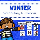 Winter Vocabulary And Grammar Activities (Nouns, Verbs and