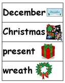 Winter Vocabulary Cards - December, January, February