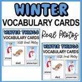 Winter Vocabulary Cards (with Real Photos!)