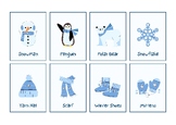 returning from winter break activities  Winter Vocabulary 