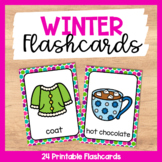 Winter Vocabulary Flashcards for ESL Vocabulary Practice, 