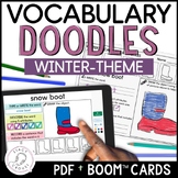 Winter Vocabulary Words Speech Therapy Worksheets Boom™ Ca