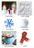 Winter Vocabulary and Christmas Vocabulary (real pictures)