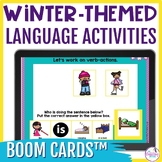 Winter Vocabulary and Grammar Boom Cards™