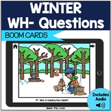 Winter WH Questions Scenes BOOM Cards - Winter Picture Sce