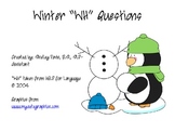 Winter "WH" Questions for IDD