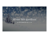 Winter WH questions with visuals-- NO PRINT-- Distance Lea