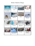 Winter Weather Bingo: 5 Different 4x4 Bingo Cards