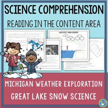 Preview of Winter Weather Science | Lake Effect Snow | Science Reading Comprehension