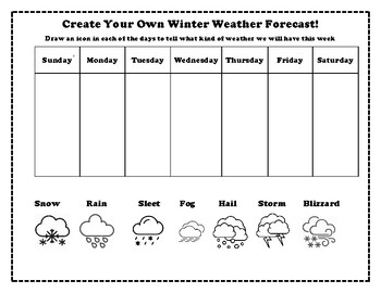 easy weather research worksheet