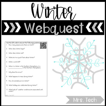 Preview of Winter Webquest