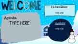 Winter Welcome Slide (GIF Background) 