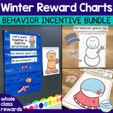 Winter Whole Class Reward System Behavior Incentive Chart Bundle