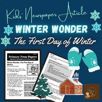 Preview of Winter Wonder: The First Day of Winter Reading & FUN Activity for Kids to LEARN