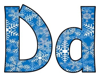 Winter Wonderland BB letters by Funtastic Fonts For Everyday and More