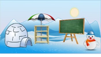 Preview of Winter Wonderland Background for Bitmoji or Google Classroom