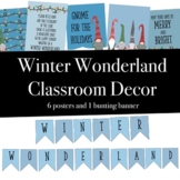 Winter Wonderland Classroom Decorations or Party Pack - Po