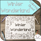 Winter Wonderland Coloring Sheet (Freebie)