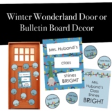 Winter Wonderland Door or Bulletin Board Decorations - Edi