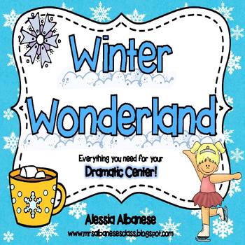 Preview of Winter Wonderland Dramatic Play Center