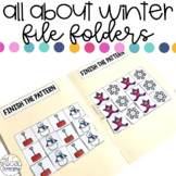 Winter Wonderland File Folder Activities for Special Education