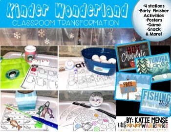 Preview of Winter Wonderland Kindergarten Classroom Transformation