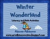 Winter Wonderland Literacy and Math Activities