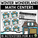 Winter Wonderland MATH Centers for Kindergarten & First Grade