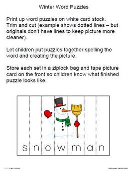 Winter Wonderland Math, Science and Literacy Ideas by 123 Learn Curriculum