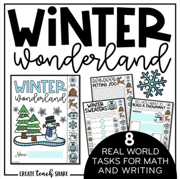 Preview of Winter Wonderland | Real World Project | Printable & Digital | Google Slides