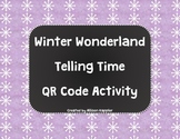 Winter Wonderland Telling Time QR Code Activity