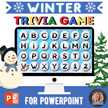 Preview of Winter Wonderland Trivia Game {EDITABLE}