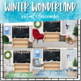 Winter Wonderland Virtual Classroom Templates | Bitmoji Wi