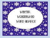 Winter Wonderland Word Search