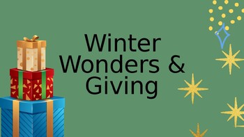 Preview of Winter Wonders & Giving | Christmas Holiday