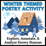 Winter Themed Poetry Activity: Explore, Annotate, & Analyz