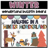 Winter Woodland Wonderland Bulletin Board Door Decor