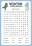 returning from winter break activities Word Find Word Sear
