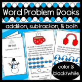 Winter Word Problem Books: Addition and Subtraction within