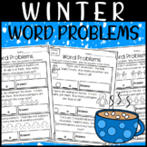 Winter Word Problem Worksheets: Within 10 & 20 and with an