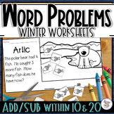 Math Word Problem Worksheets for addition & subtraction wi