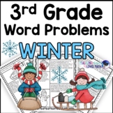 Winter Word Problems Math Practice 3rd Grade Common Core