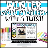 Winter Word Problems Powerpoint | After Winter Break Activity