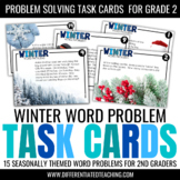 Winter Word Problems for 2nd grade: Story Problem Task Cards 