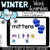 Winter Word Scrambles DIGITAL