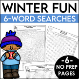 Winter Word Search Activities - January Word Searches & Ne