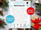 Winter Word Search | Christmas Word Search