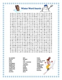 Winter Word Search- Harder 32 Words