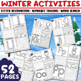 Winter Activities, Letter Recognition A-Z, Alphabet Tracin