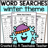 Winter Word Search Word Searches Puzzles Snow Day New Years